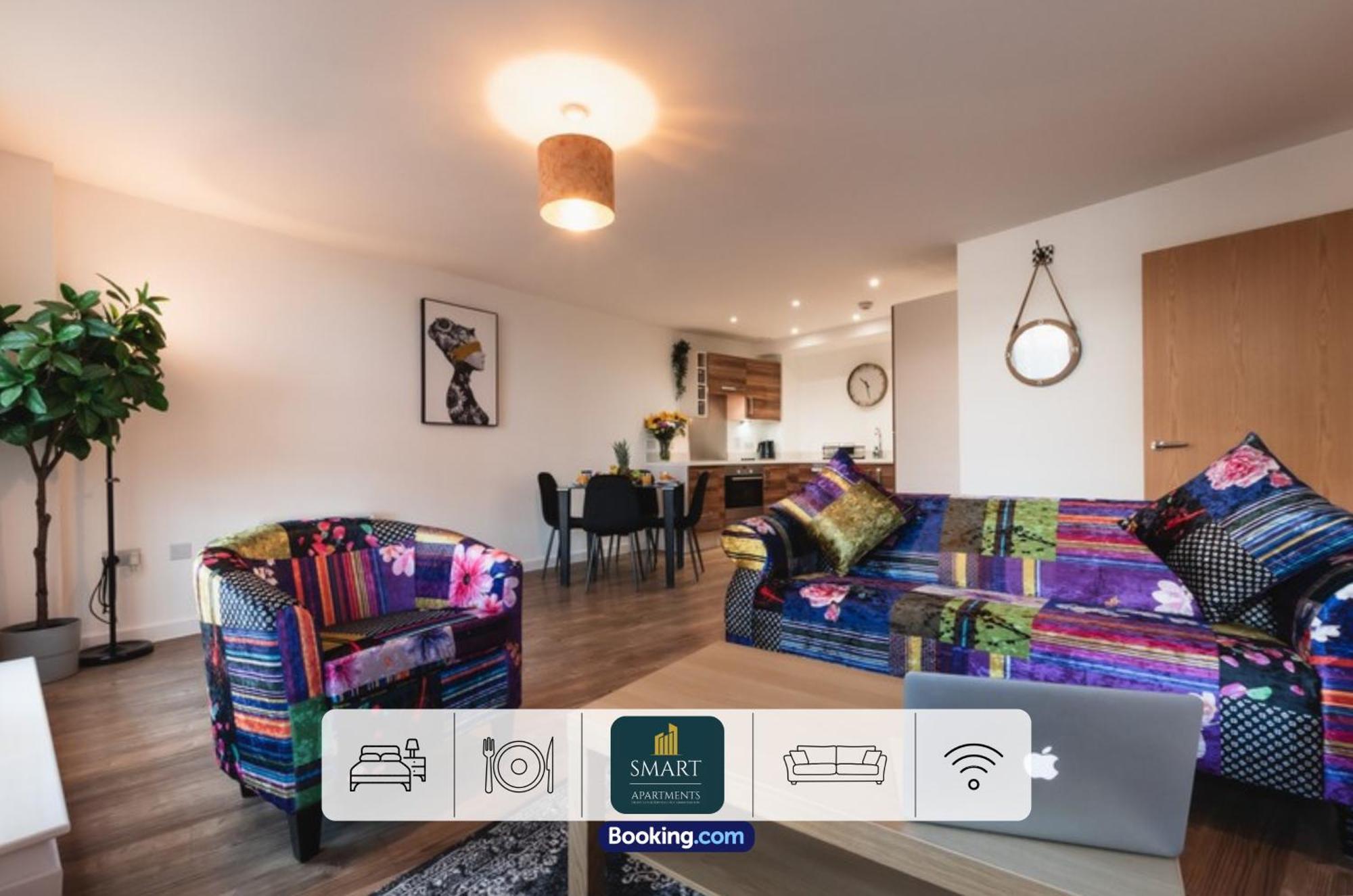 Spacious City Center Apartment By Smart Apartments Short Lets & Serviced Accommodation Apartment Southampton With Free Wifi Екстер'єр фото